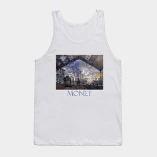 Sainte Lazare Railway Station by Claude Monet Tank Top